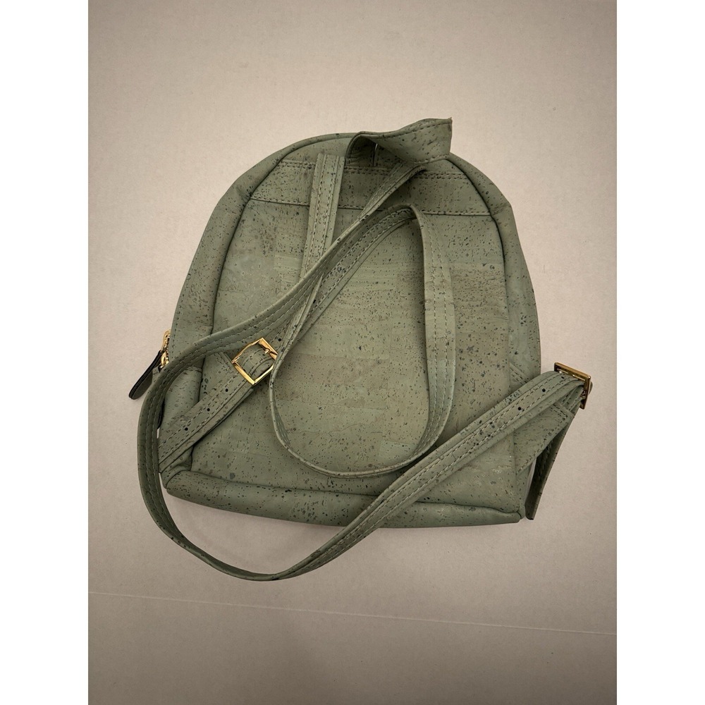 Tiradia Cork Brunch Backpack Mint Green - Picture 2 of 5